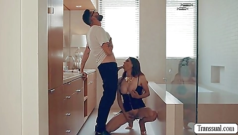 Big ass brunette fucked by her stepson in a big hard fuck