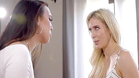 Busty asian milf sucks deep throat cumshot in mouth