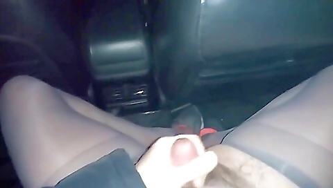 Car porn video with amateur babe having sex with a dick