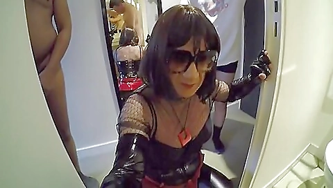 Horny brunette submissive gets fucked in pov and anal