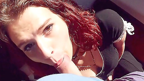 Red hair trans woman has a fantastic anal sex session