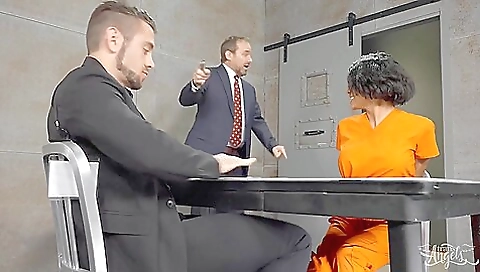 Busty latina with a tattooed ass riding a big cock