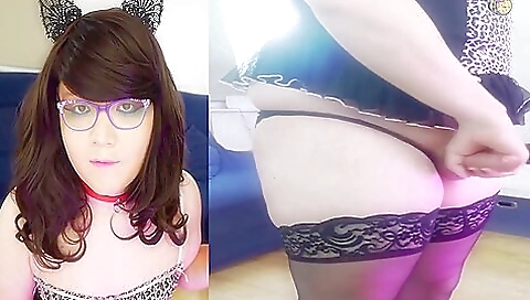 Sexy brunette 18+ enjoys solo video and gets fucked in the end