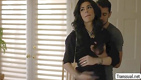 Slim Trans Woman Gets Bareback Fucked By Her Ex Boyfriend