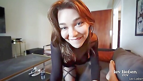 Busty brunette is fucking hard on a dick in her ass